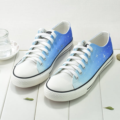 Blue Galaxy Hand-painted Shoes SE21802
