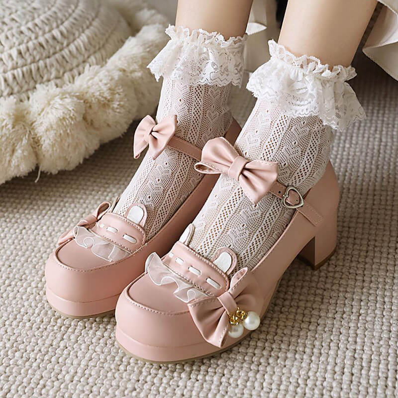 Bow Bear Lolita Shoes SE21860