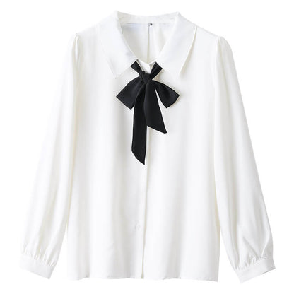 Bow Chiffon Shirt SE21774