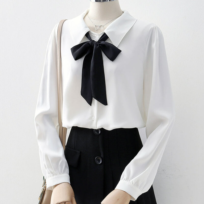 Bow Chiffon Shirt SE21774
