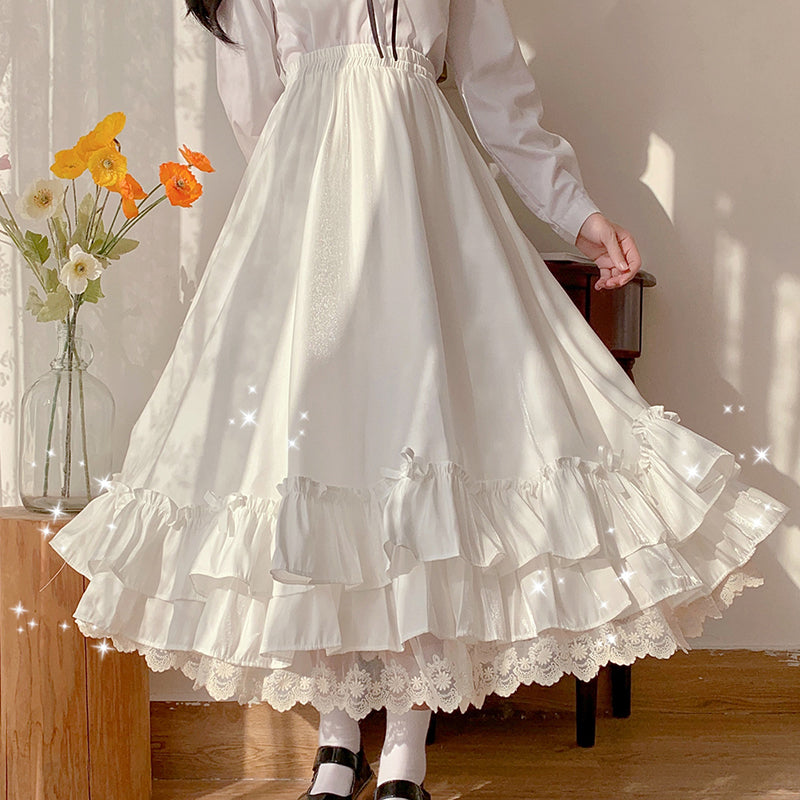 Bow Floral Skirt SE22020