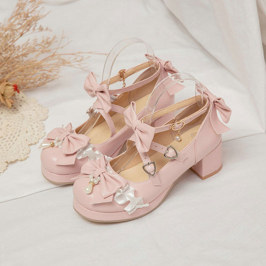 Bow Heels Shoes SE22340