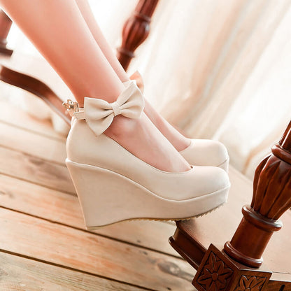 Bow High Heel Shoes SE21731
