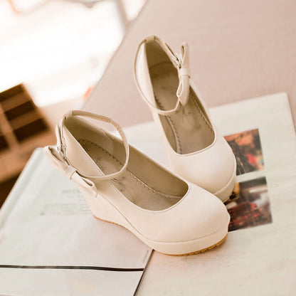 Bow High Heel Shoes SE21731