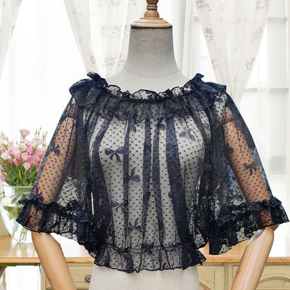 Bow Lace Shirt SE22204