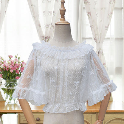 Bow Lace Shirt SE22204