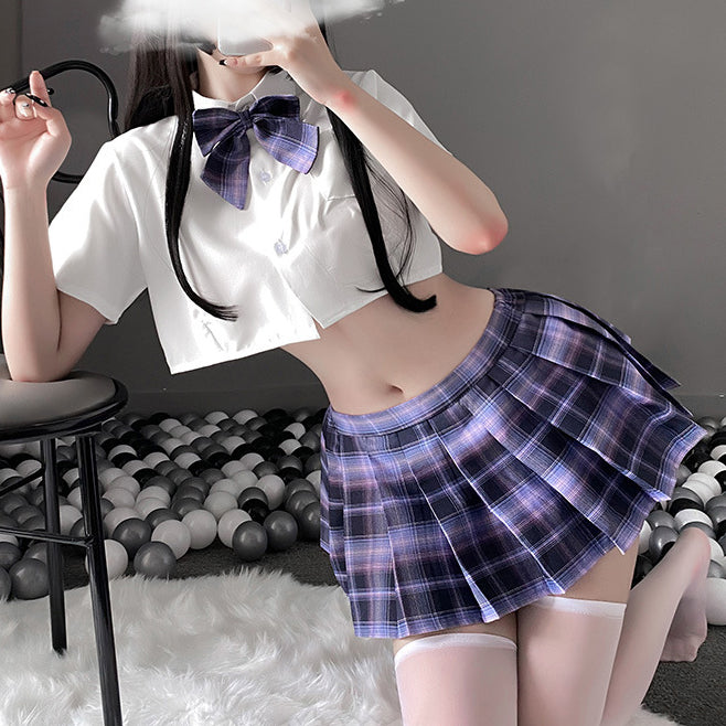 Bow Plaid Uniform Set SE22116