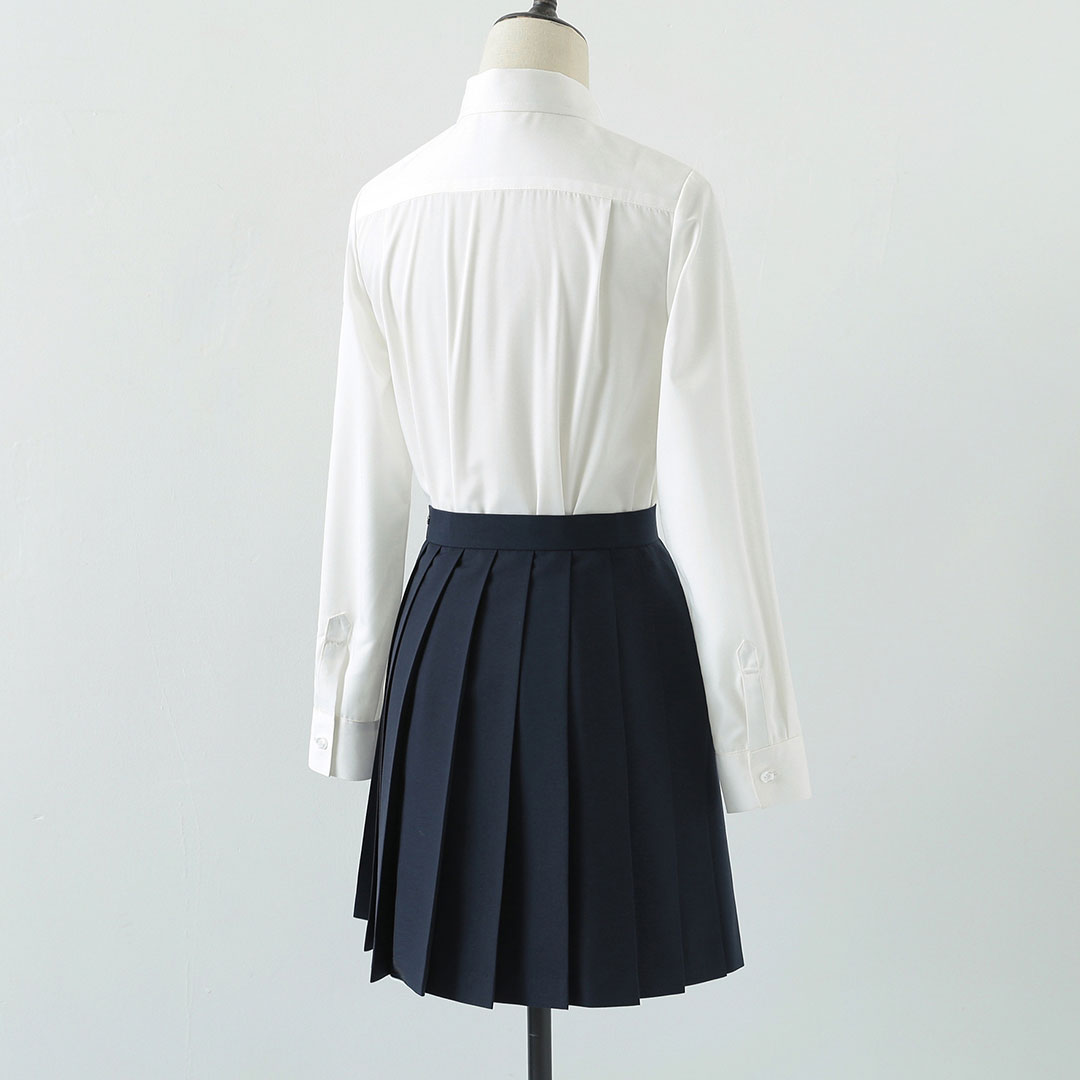 Bow Shirt Jk Pleated Skirt Uniform Set SE22608
