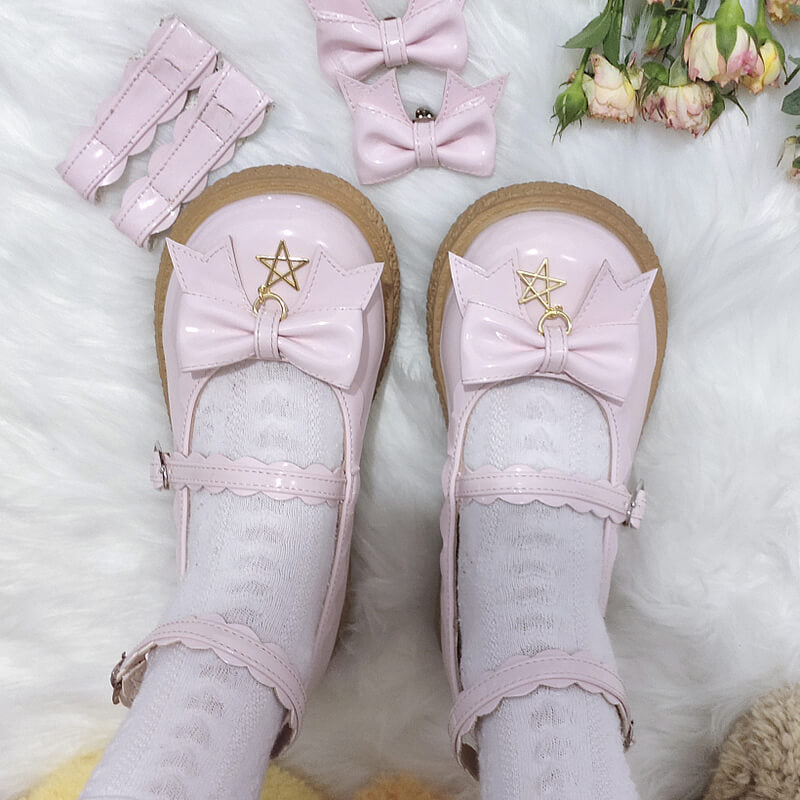 Bow Star Lolita Shoes SE21921