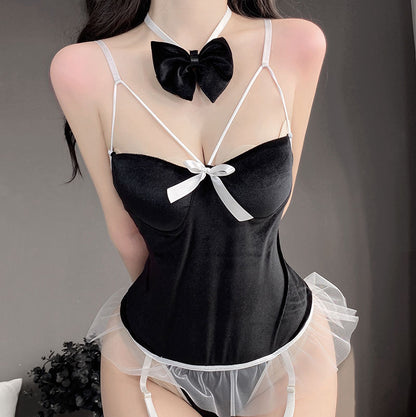 Bow Velvet Rabbit Lingerie SE22527