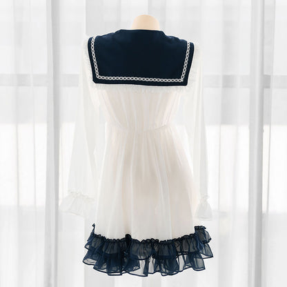 Bow White Dress SE22216