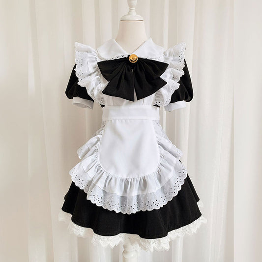 Bowknot Anime Maid Uniform Dress SE22588