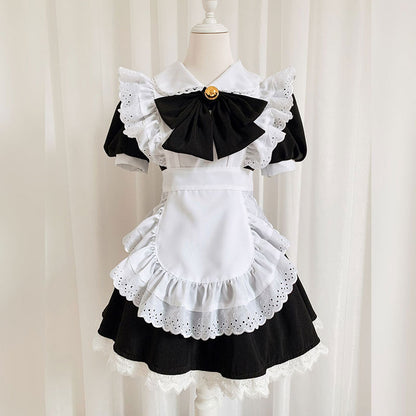 Bowknot Anime Maid Uniform Dress SE22588