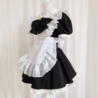 REVIEW FOR Japanese bow maid uniform dress yv42617 main image 0