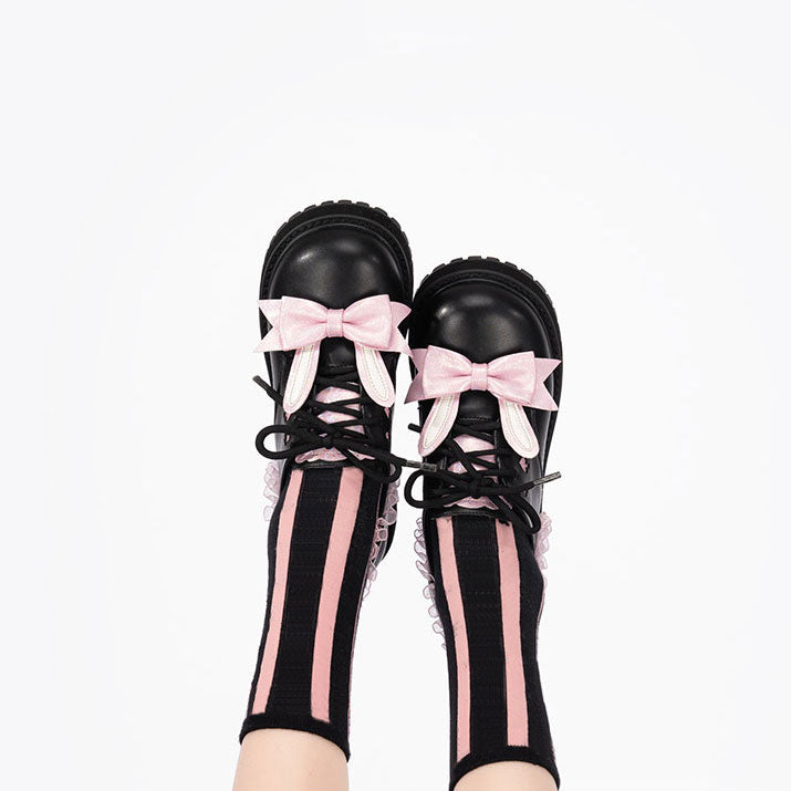 Bunny Bow Lolita Shoes SE22494