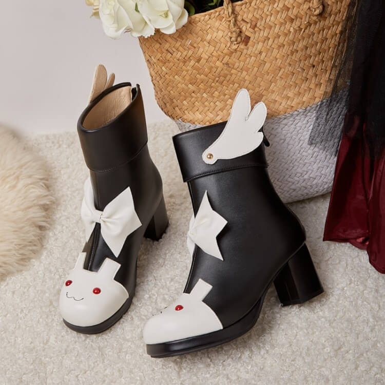 Bunny Bow Wing Boots SE21838