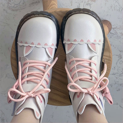 Cat Bow Lolita Boots SE21832