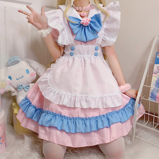 Cat Bow Maid Uniform Dress SE21593
