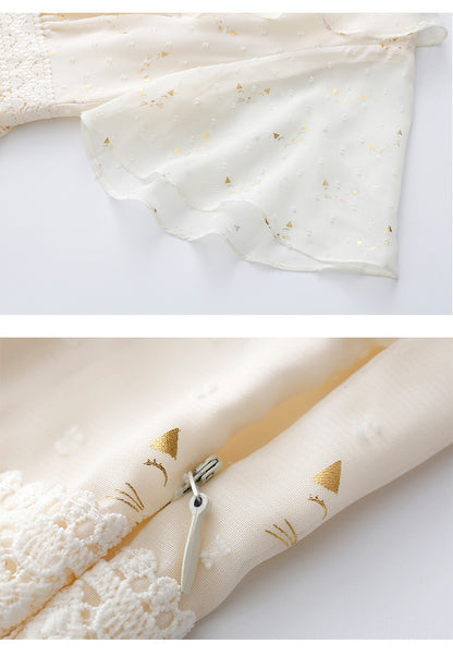 Cute Cat Chiffon Dress SE21740