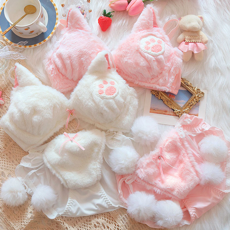 Cat Paw Plush Lingerie SE22528