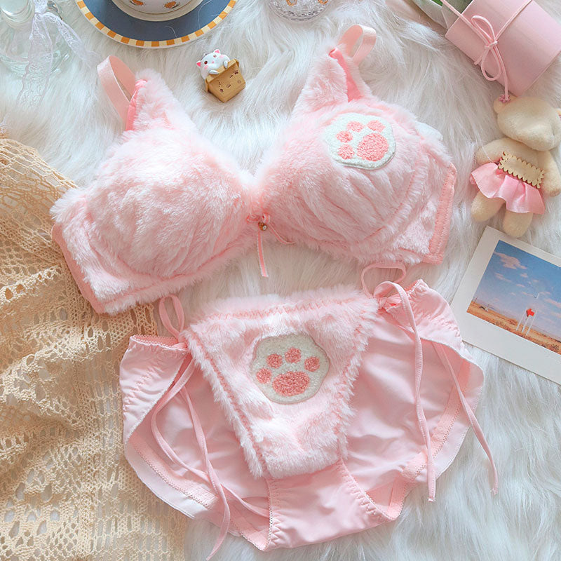 Cat Paw Plush Lingerie SE22528