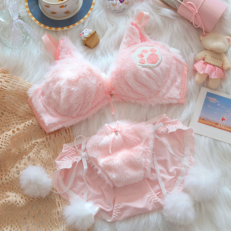 Cat Paw Plush Lingerie SE22528