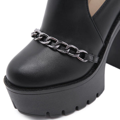 Chain Buckle Shoes SE21594