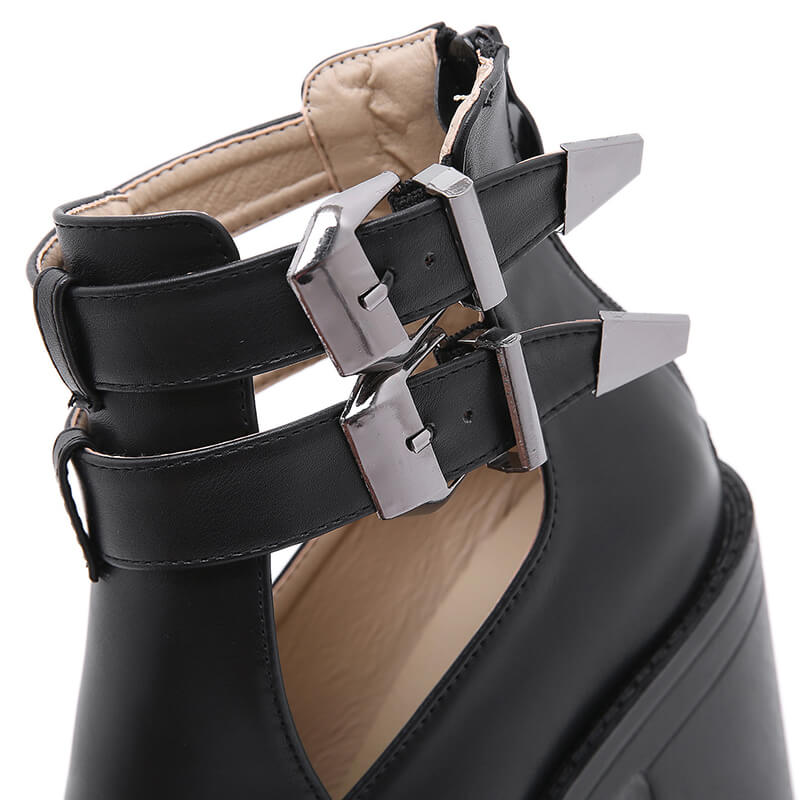 Chain Buckle Shoes SE21594