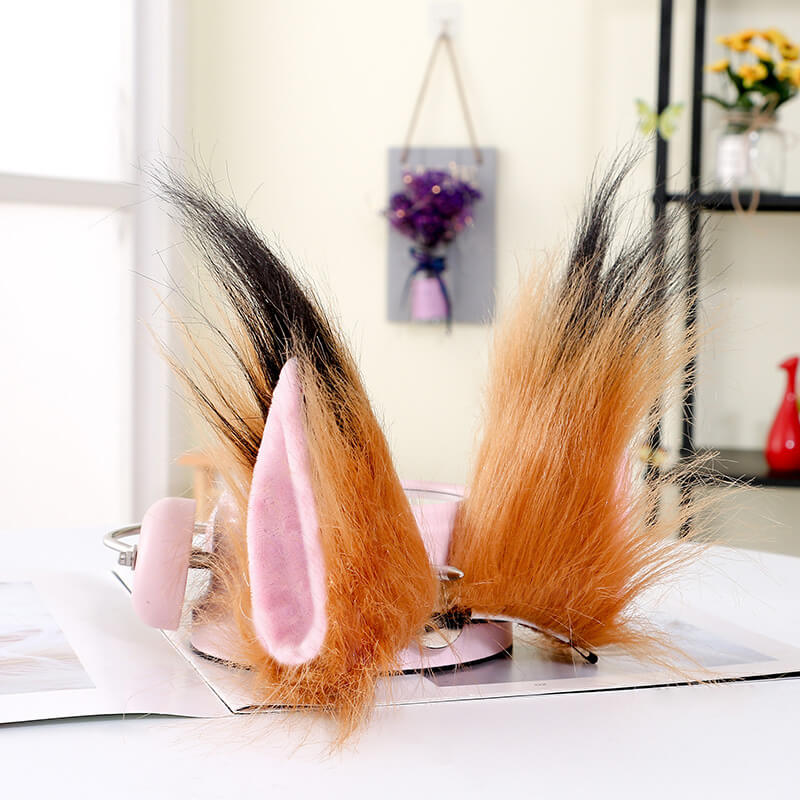 Cosplay Plush Wolf Cat Fox Ear Hair Clip SE20525