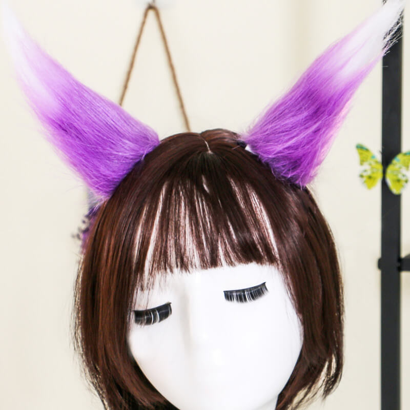 Cosplay Plush Wolf Cat Fox Ear Hair Clip SE20525