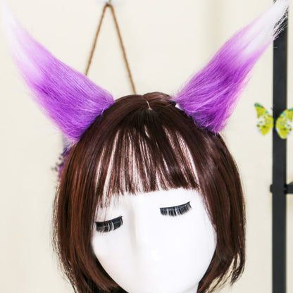 Cosplay Plush Wolf Cat Fox Ear Hair Clip SE20525