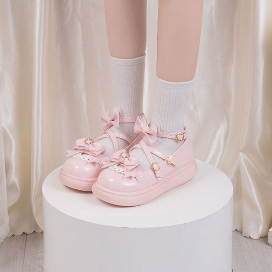 Cute Bow Lolita Shoes SE22279