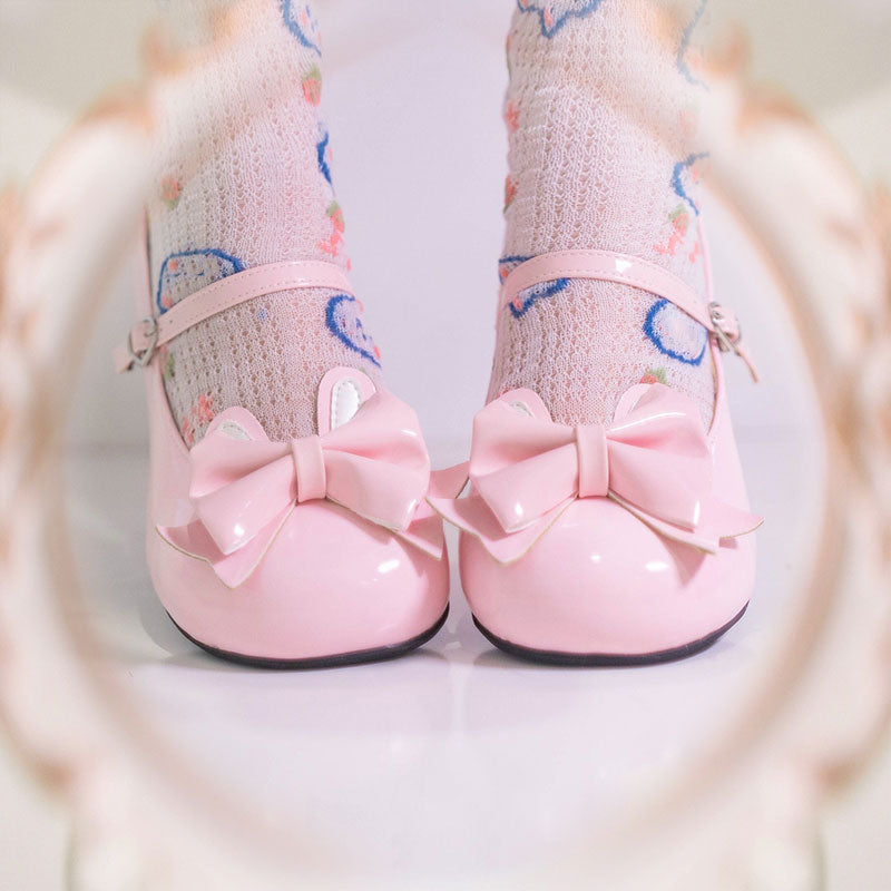 Cute Bow Lolita Shoes SE22328