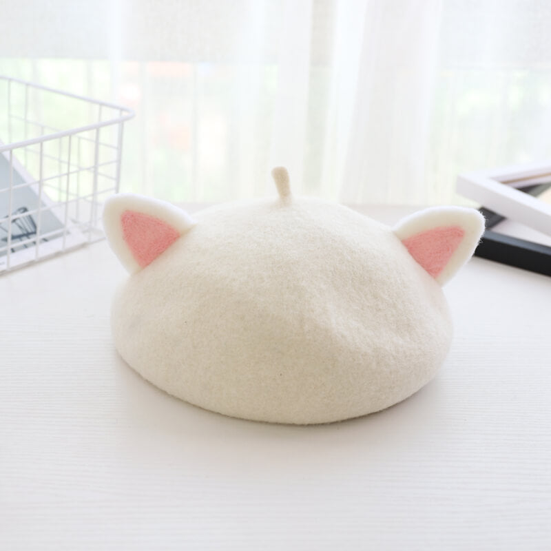 Cute Cat Antler Beret SE21148