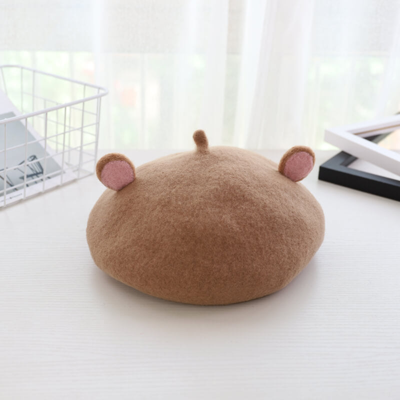 Cute Cat Antler Beret SE21148