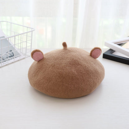 Cute Cat Antler Beret SE21148