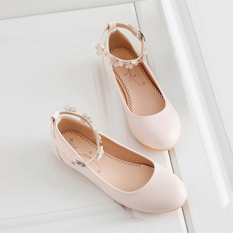 Cute Flower Flat Shoes SE21719