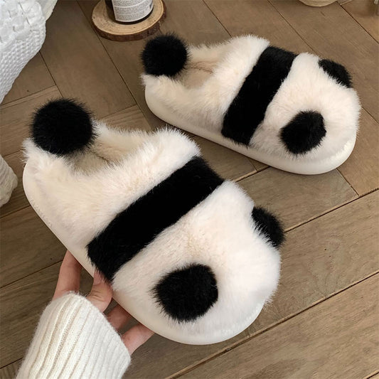 Cute Panda Plush Warm Shoes SE22508