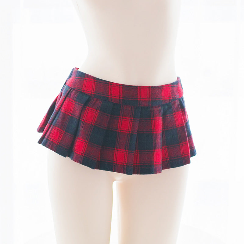 Cute Plaid Pleated Skirt SE22087
