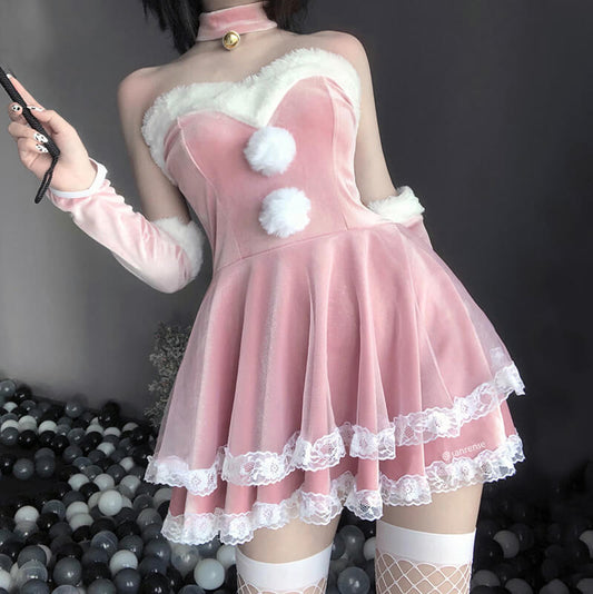 Cute Rabbit Cosplay Lace Dress SE21210