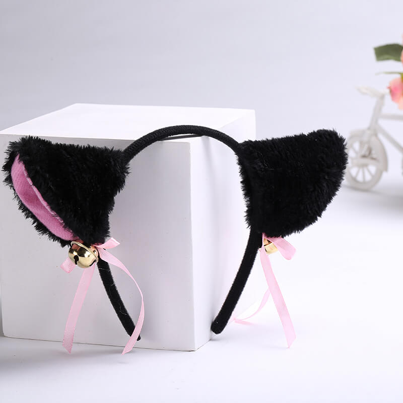 Cute Cosplay Cat Gloves Ear Set SE20555