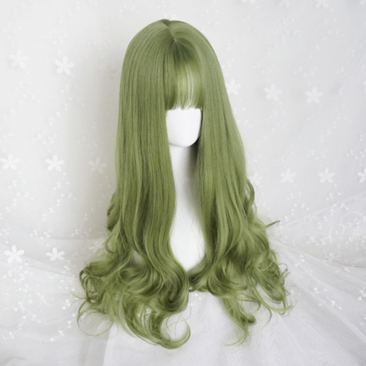 Cos Mint Green Curly Wig SE11338