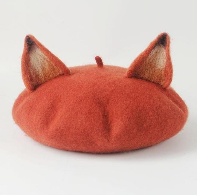 Lovely fox ears beret SE9669