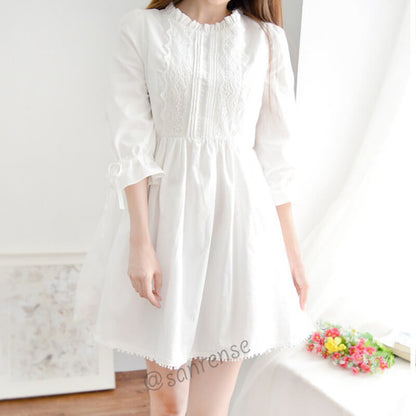 Japanese Flower Lace Dress SE9913