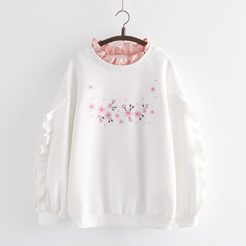Floral Pullover Sweatshirt SE22021