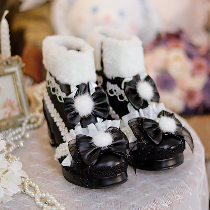 Flower Bow Boots SE22553