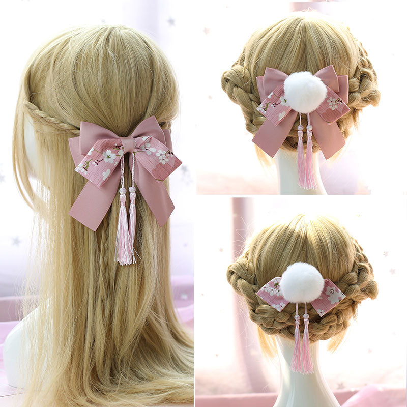 Flower Bow Hair Accessories SE22174