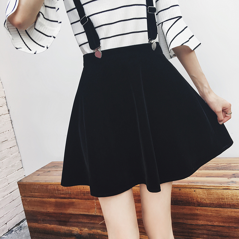 Black Strap Skirt SE10020