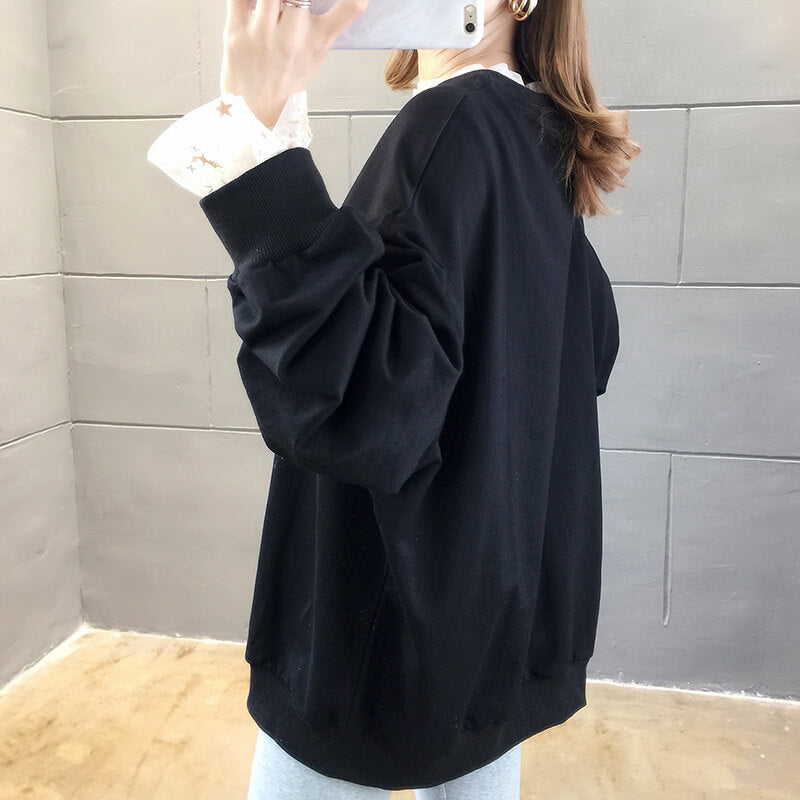 Harajuku Star Space Lace Sweatshirt SE20671