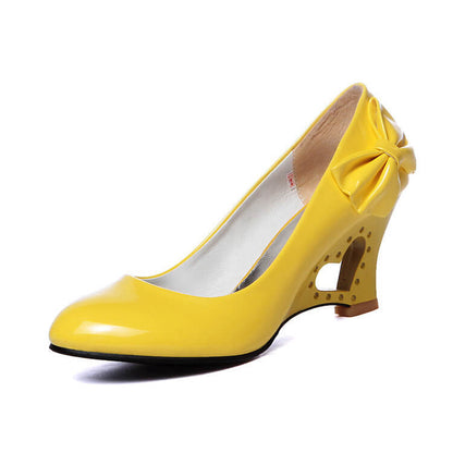 Hollow Loving Bow Shoes SE21662